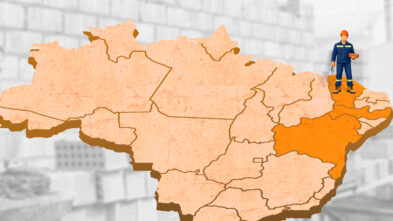 Os cinco estados que mais geram emprego na construção (três são do Nordeste)