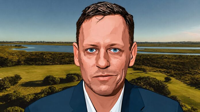 A casa de Peter Thiel no Fasano Las Piedras