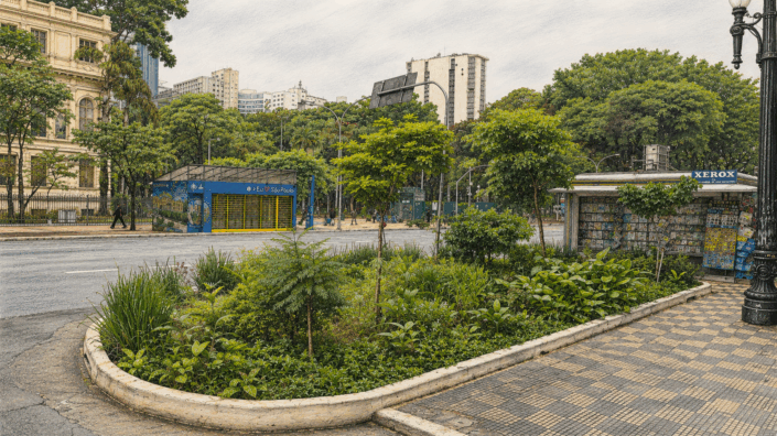 Eduardo Paziam está deixando o Centro de SP mais verde. Precisamos celebrá-lo