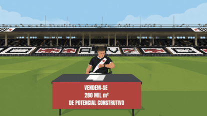O Vasco tem potencial construtivo para vender. Falta quem compre